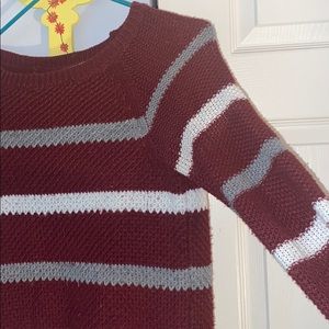 Red Striped Sweater